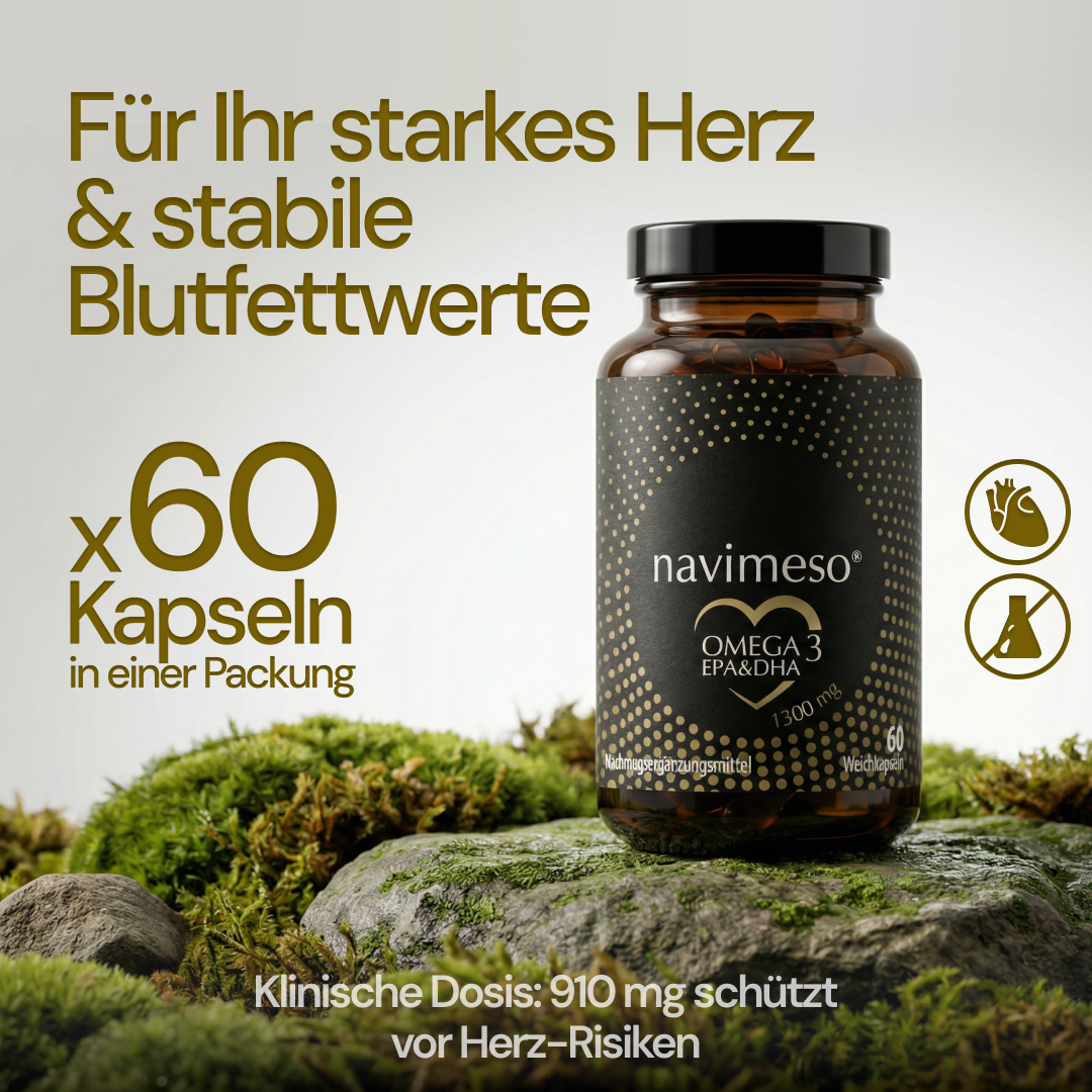 Omega-3-Fettsäuren: Warum EPA und DHA unverzichtbar für Ihre Gesundheit sind