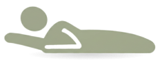 Lying down icon